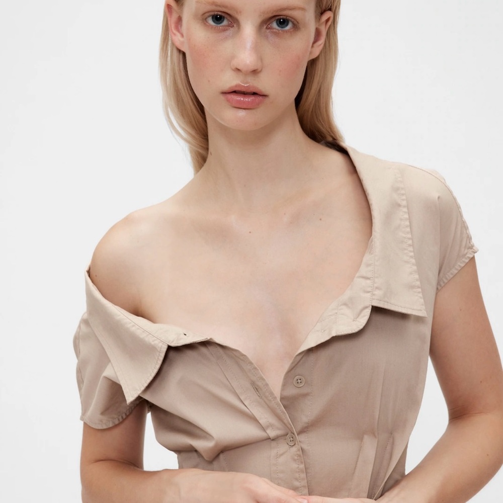 GapStudio Poplin Maxi Shirtdress